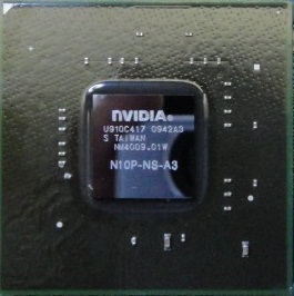 nVidia N10P-NS-A3 (Quadro NVS 5100M) Wymiana na nowy, naprawa, lutowanie BGA